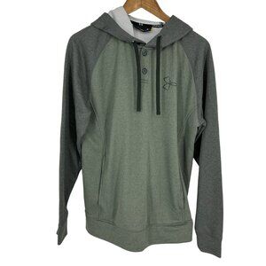 Under Armour Long Sleeve Henley Collar Loose Shoreline Hoodie for Men Size M